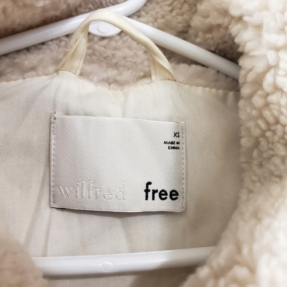 Wilfred Free - The Teddy Sherpa Jacket - Size XS (Fits like Small) - Picture 6 of 9
